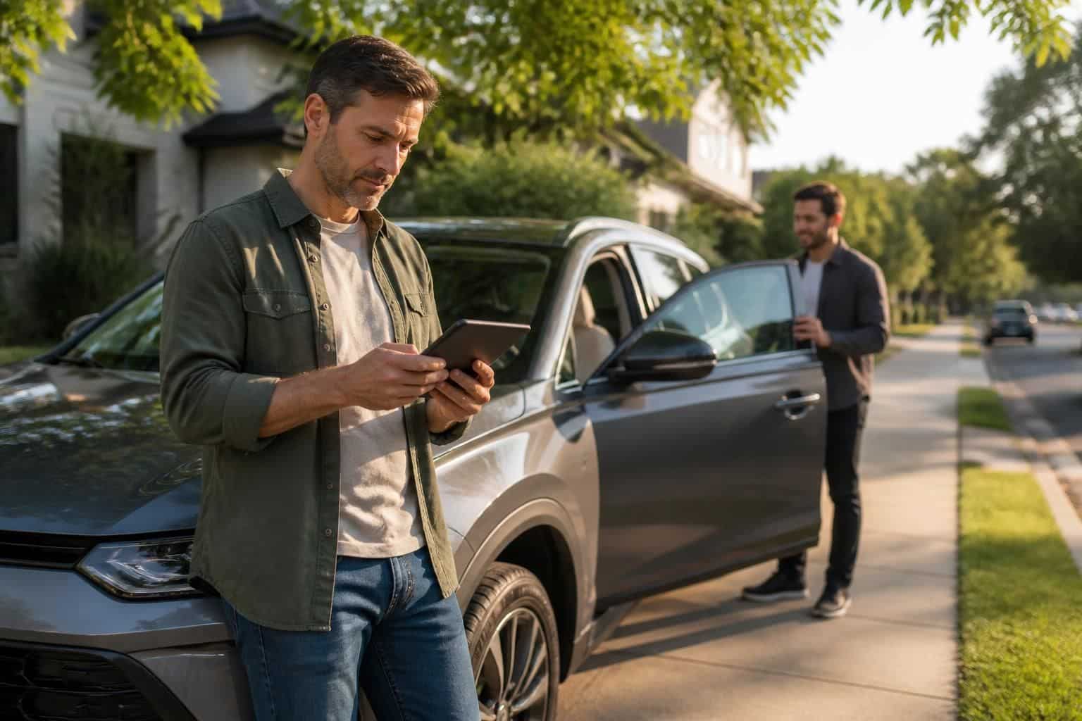 avant de prêter votre véhicule, assurez-vous de vérifier votre contrat d'assurance pour être bien couvert en cas d'accident. protégez-vous et le conducteur temporaire.