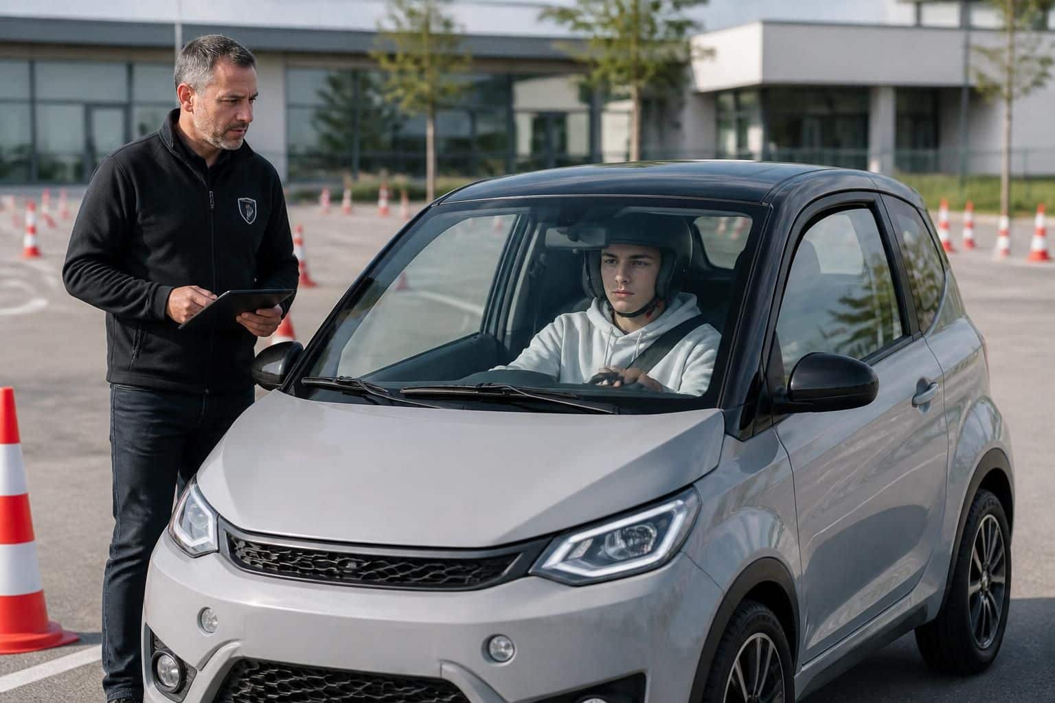 suivez une formation voiture sans permis dans une école de conduite agréée pour apprendre à conduire en toute sécurité et obtenir votre habilitation rapidement.