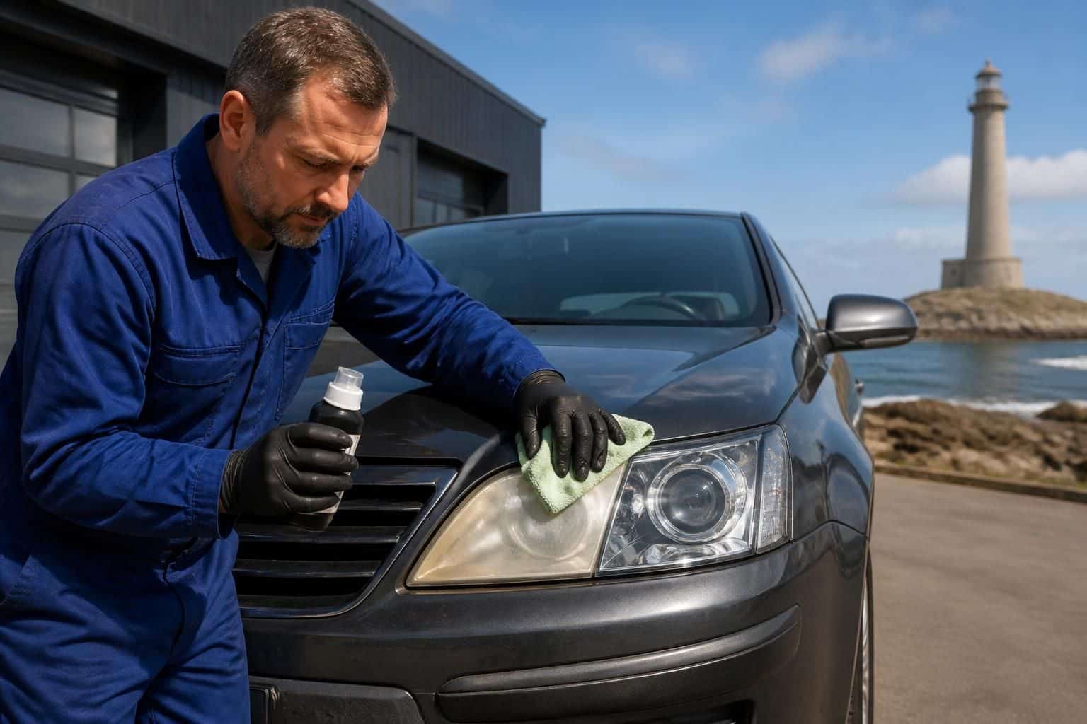 découvrez les astuces du carrossier pour nettoyer efficacement les phares ternis de votre voiture et retrouver une meilleure visibilité sur la route.