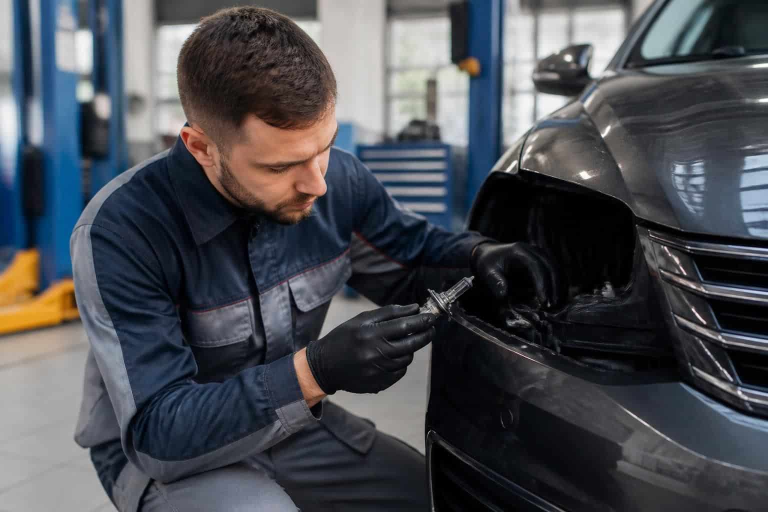 découvrez comment notre centre auto fixe le tarif pour le changement d'ampoule de votre voiture lors d'un remplacement, avec transparence et rapidité.
