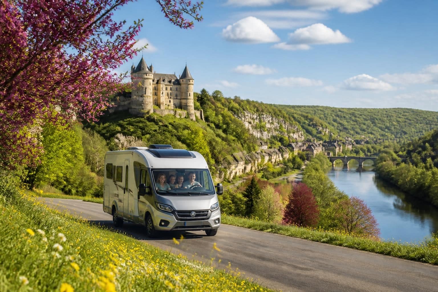 découvrez les aventures d'une famille en camping-car parcourant la dordogne lors des vacances de pâques, entre paysages magnifiques et moments conviviaux.