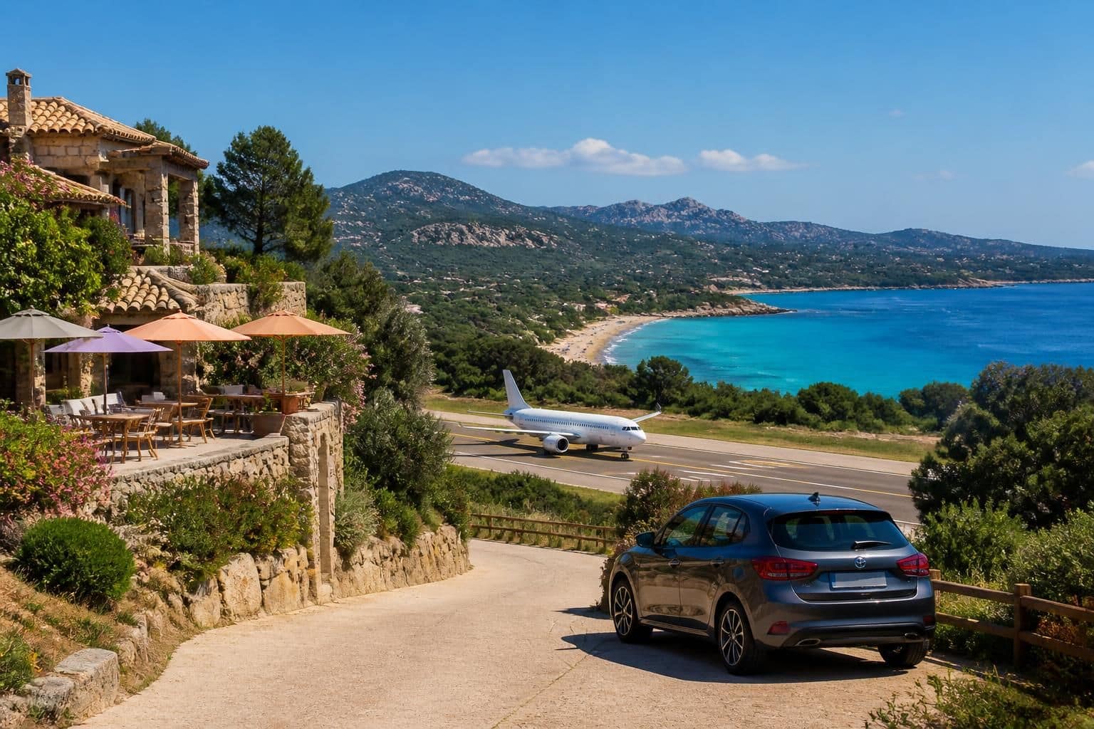 profitez de vacances tout compris en corse avec notre agence : séjour incluant vol, hôtel et location de voiture pour un voyage sans souci.