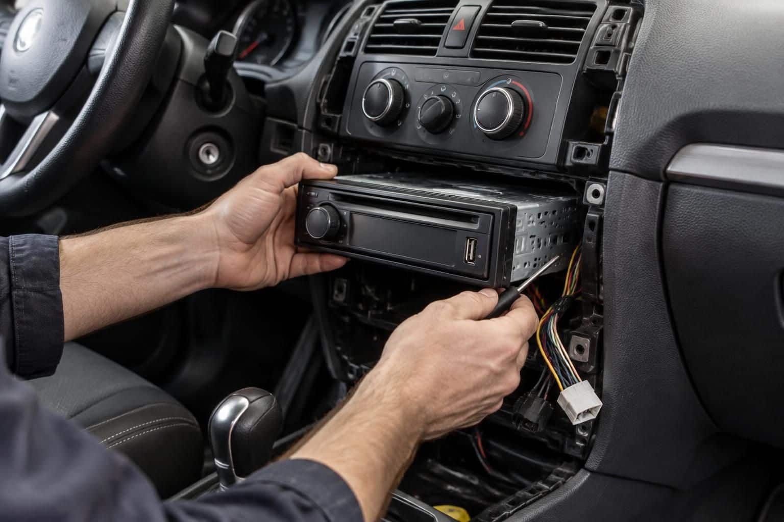 découvrez l’installation d’un lecteur cd pour voiture avec port usb, un accessoire pratique pour profiter de votre musique à bord.