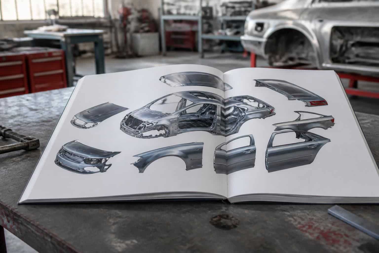 découvrez notre manuel illustré en pdf dédié à l'école de carrosserie, présentant en détail les différentes parties d'une voiture pour un apprentissage complet et visuel.