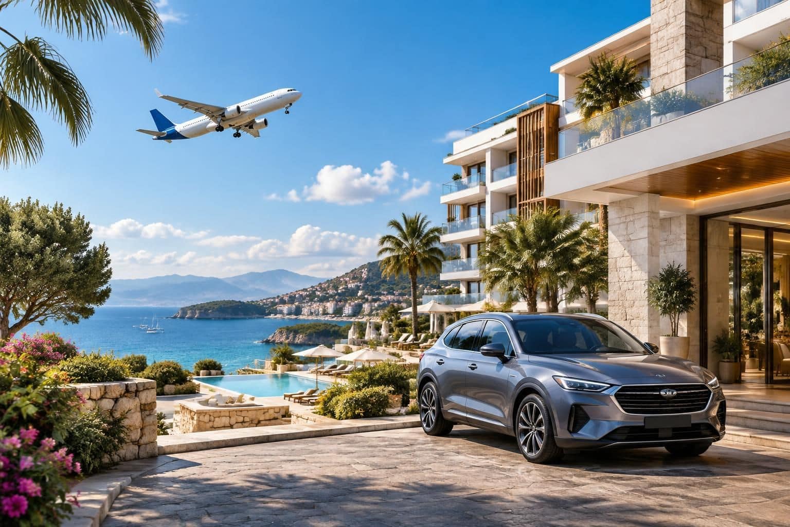 réservez votre séjour en toute simplicité avec un pack incluant vol, hôtel et voiture, proposé par votre agence de tourisme.