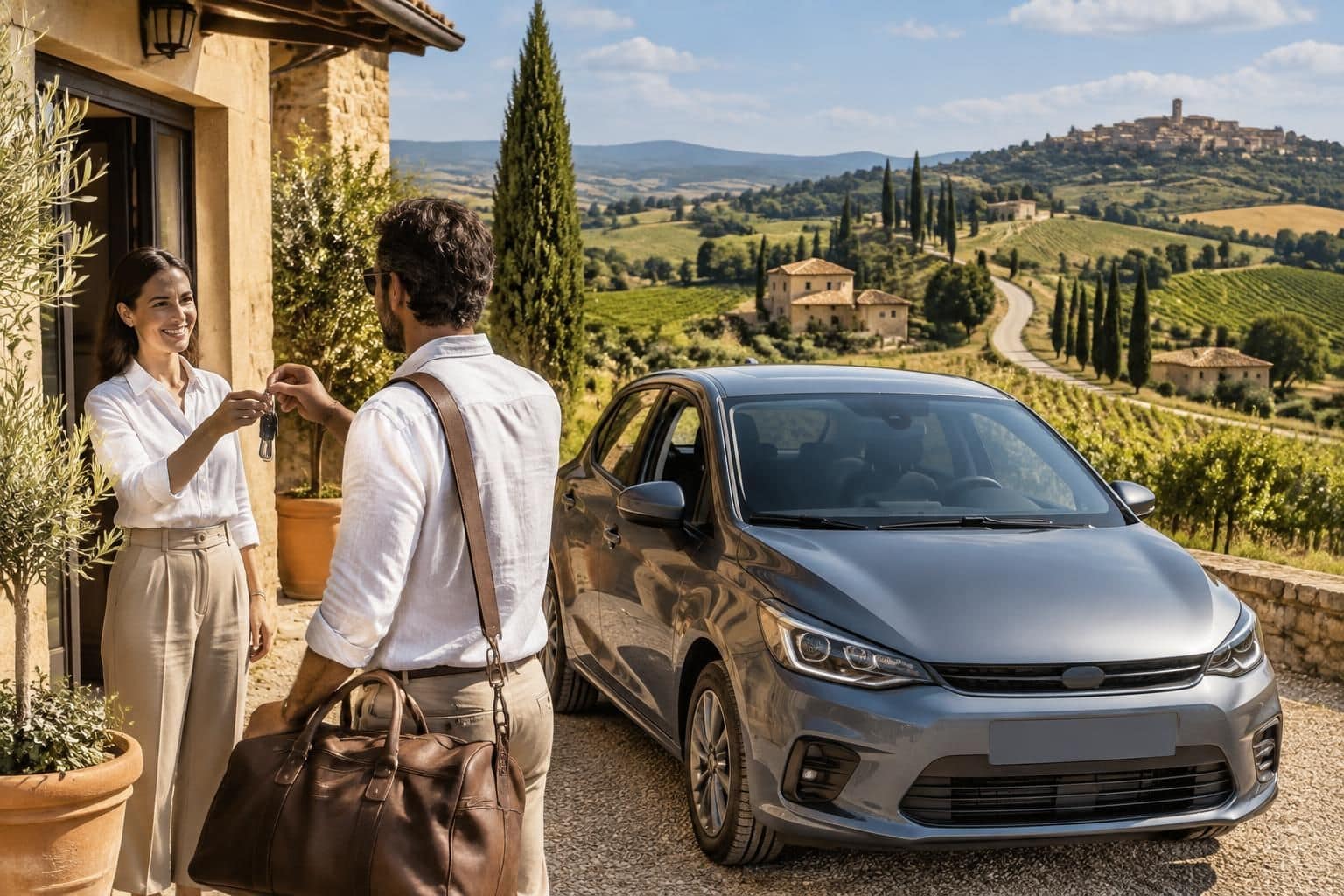 découvrez la toscane en voiture et organisez un circuit à votre rythme entre villages pittoresques, paysages vallonnés et étapes incontournables.