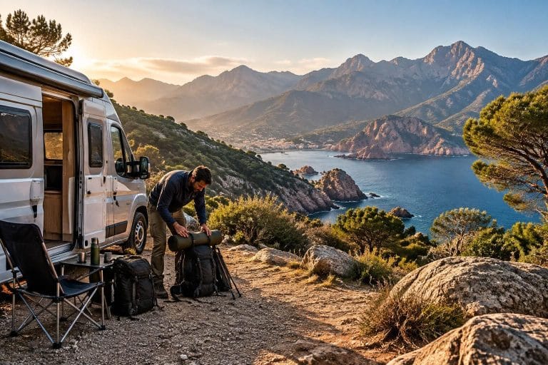 entre mer et montagne, explorez la corse en camping-car : conseils et idées pour préparer votre location et vivre un road trip inoubliable.