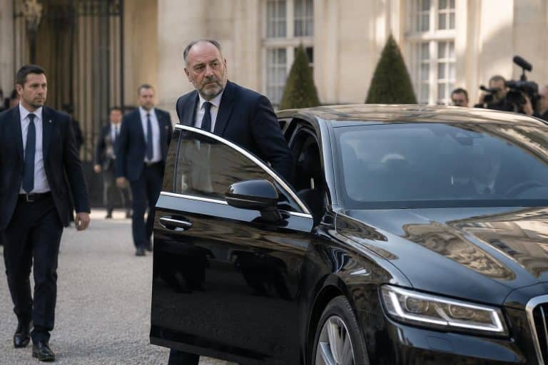 lors de sa nomination, éric dupond-moretti attire l’attention avec sa voiture de luxe. découvrez le véhicule et le contexte de cette séquence.