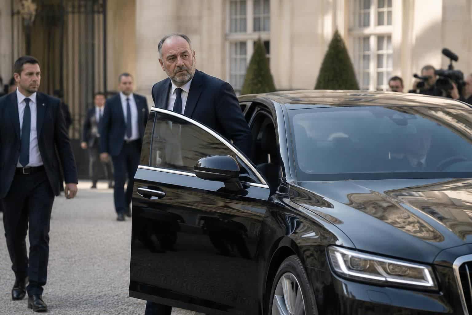 lors de sa nomination, éric dupond-moretti attire l’attention avec sa voiture de luxe. découvrez le véhicule et le contexte de cette séquence.