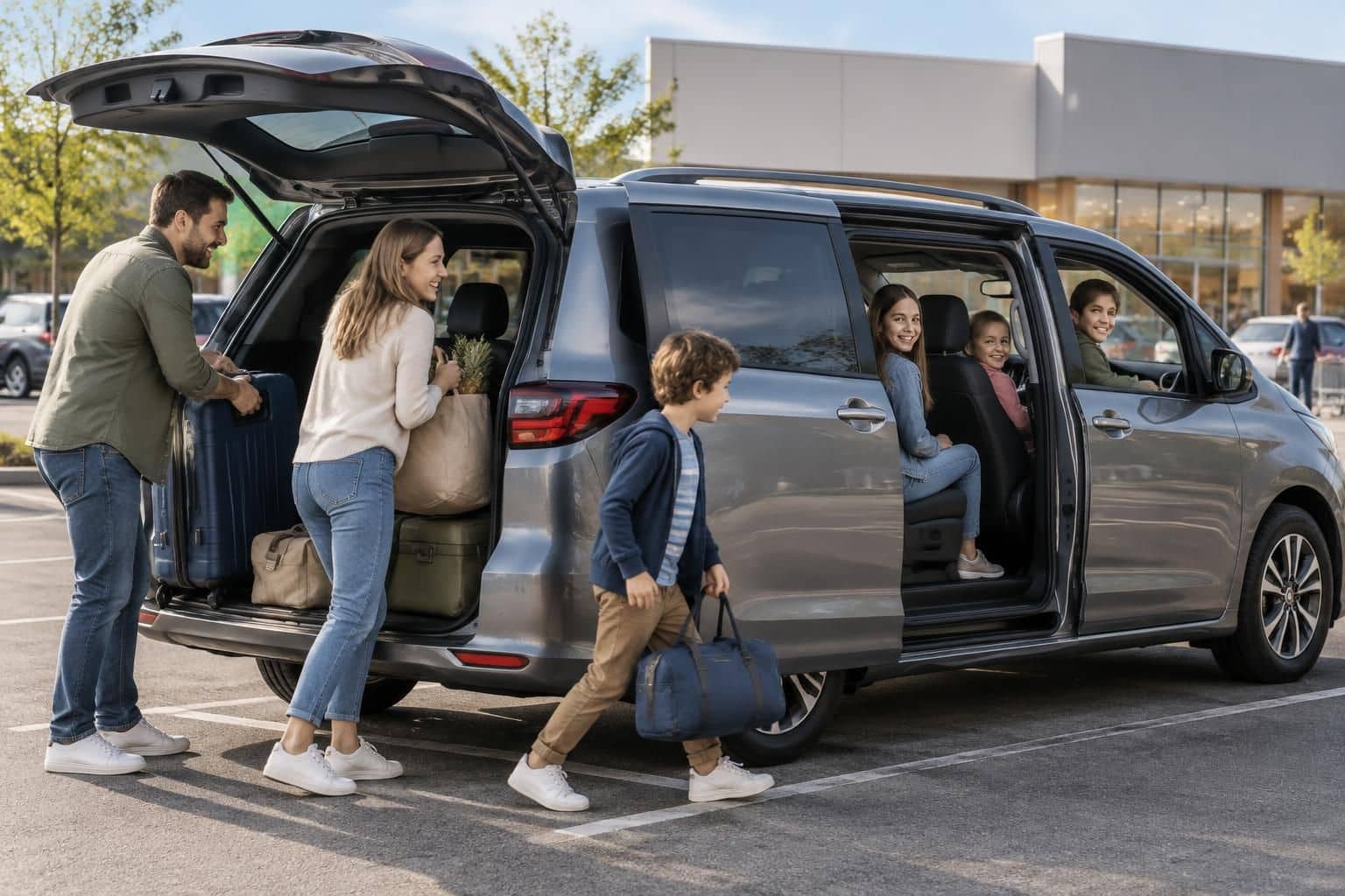 pour voyager confortablement en famille, l’enseigne de distribution met en avant la location de voitures 6 places, pratiques et adaptées aux grands foyers.