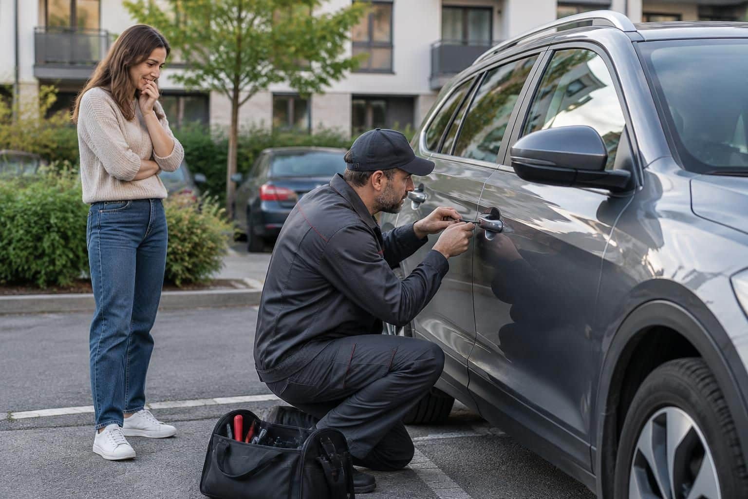 clés oubliées dans la voiture ? découvrez comment un serrurier peut ouvrir votre véhicule sans clé, rapidement et sans endommager la serrure.