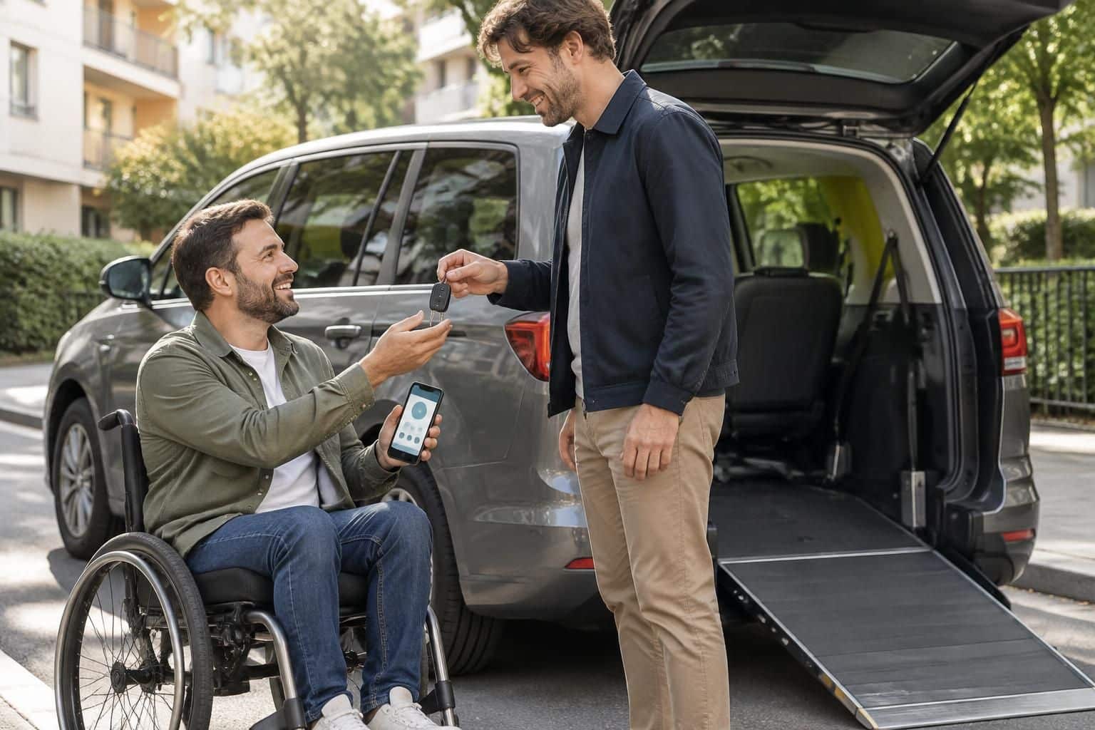 découvrez comment les plateformes collaboratives facilitent la location de voiture adaptée entre particuliers pour les personnes à mobilité réduite.